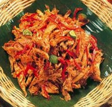 Resep Ayam Suwir Balado