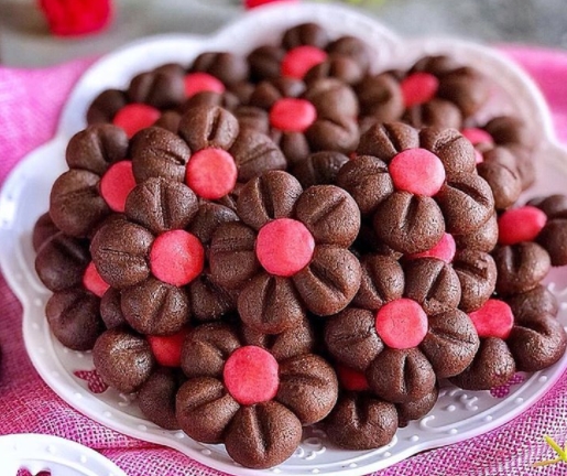 Choco Flowers Cookies
