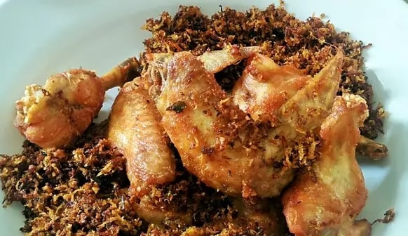 Resep Ayam Serundeng Kelapa Kering Rasanya Begitu Sempurna