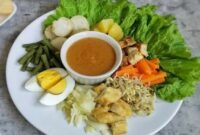 Resep Gado-Gado Sayur Mentah