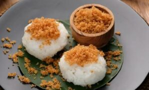 resep ketan serundeng betawi