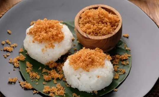 resep ketan serundeng betawi